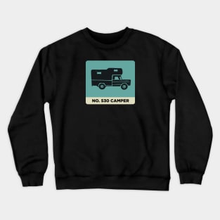 no. 530 Camper - tonka truck package graphic Crewneck Sweatshirt